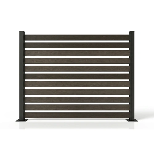 Cerco Exterior WPC Color Negro CEW03-180